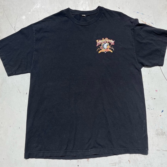Men's Indian Joe Brewing T-Shirt Black Spell-Out NO SIZE Craft Beer San Diego CA - Picture 2 of 12